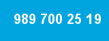 989 700 25 19 989 700 25 19